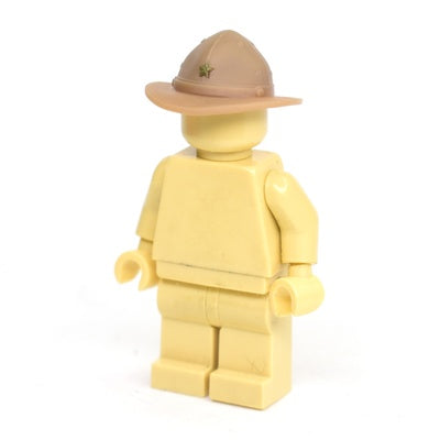 Soviet Afghan war Panama hat for Lego figures with a field star.