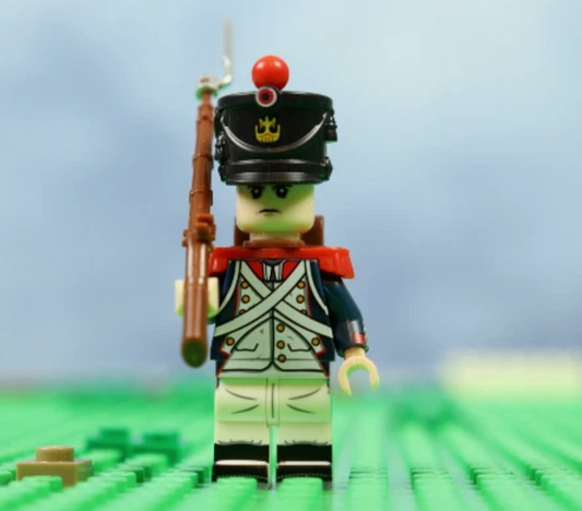 5 x Napoleonic French fusilier soldiers