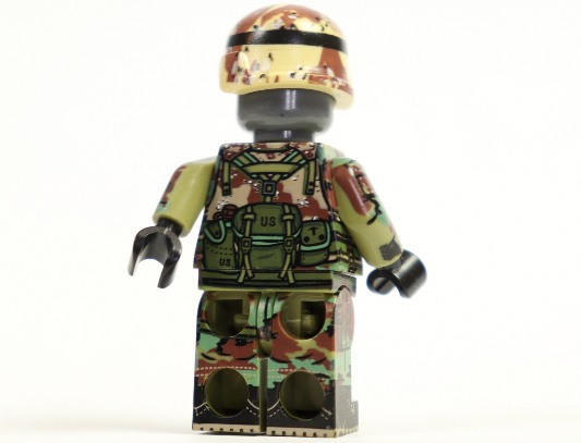 US army, Iraq war conflict camo v3. (gas mask)