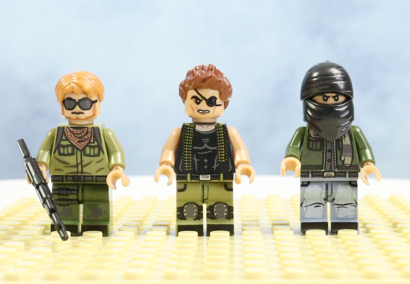 Modern war "terrorists" toy soldiers