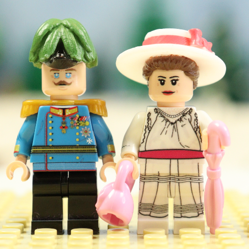 Archduke Franz Ferdinand and his wife Sophie, Duchess of Hohenberg - 2 figures