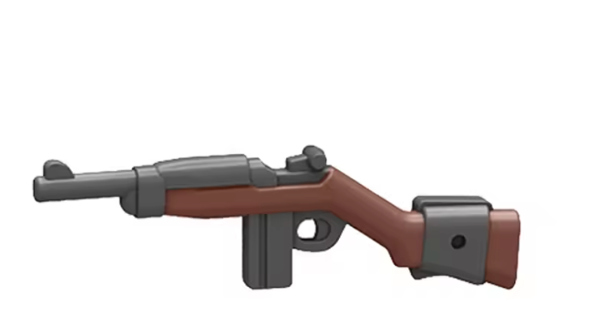 M1 Carbine (M1A1 Carbine) with additional mags on the stock