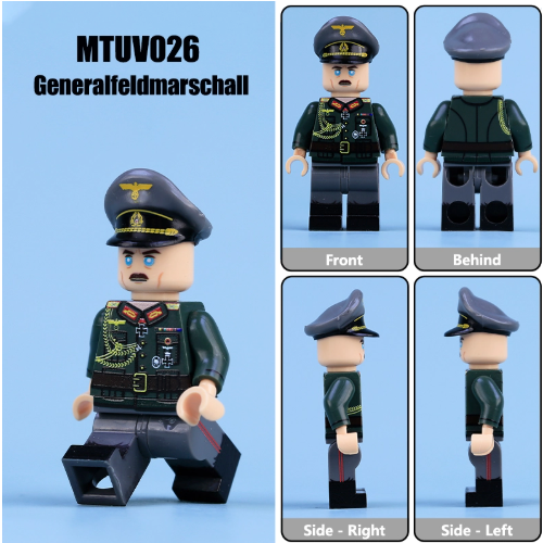 Wilhelm Keitel – WW2 German Generalfeldmarschall Toy Figure