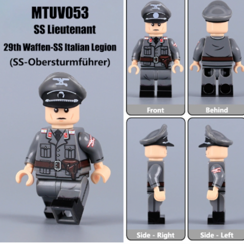 SS-Obersturmführer – 29th Waffen-SS Italian Legion Toy Figure (read desclaimer)