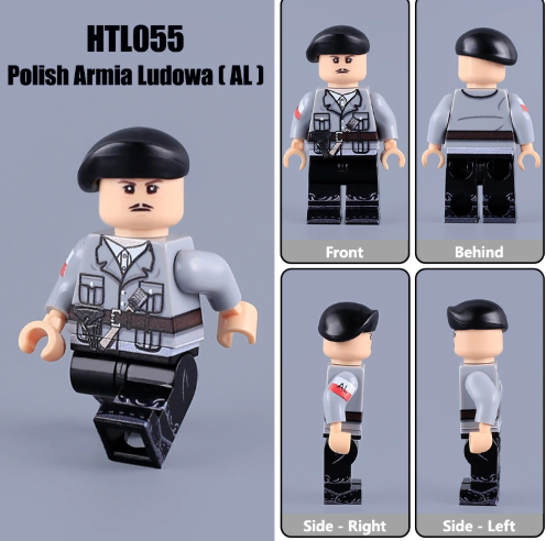 Warsaw Uprising - Polish resistance toy soldiers set of 3