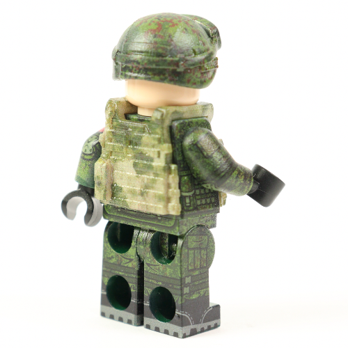 LBT 6094 Toy Tactical Vest | Moss Camouflage with Black Magazines