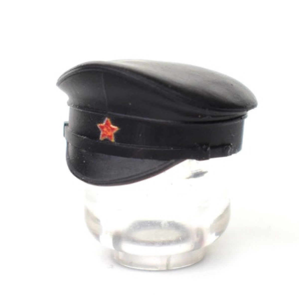 Russian Civil war balck cap, with a hammer and sickle star