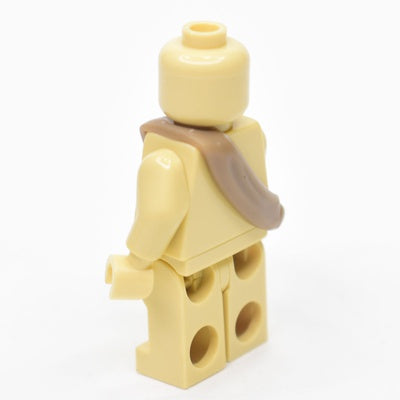 Overcoat roll for lego figures. dark tan