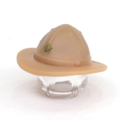 Soviet Afghan war Panama hat for Lego figures with a field star.