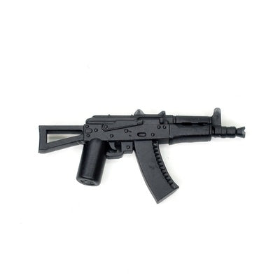 A shortened assault rifle for LEGO minifigures