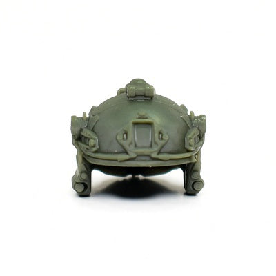 Modern Combat helmet with vertical headphones
