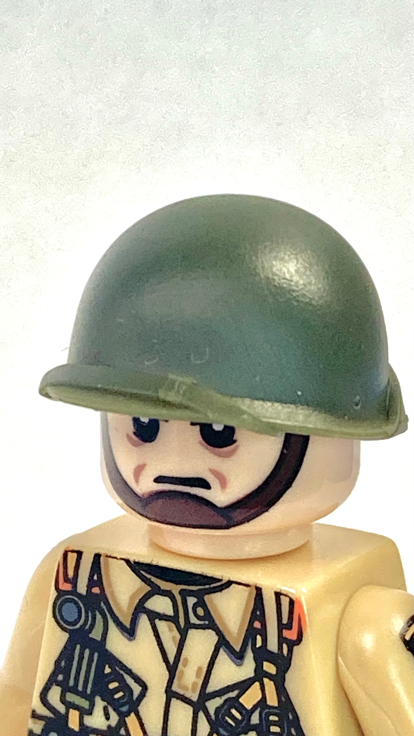 WW2 US army M1 helmet with a chin strap