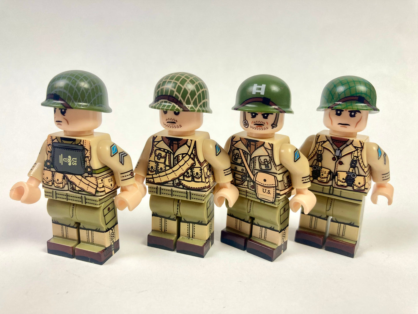 D-Day WW2 pack of 4 US Rangers