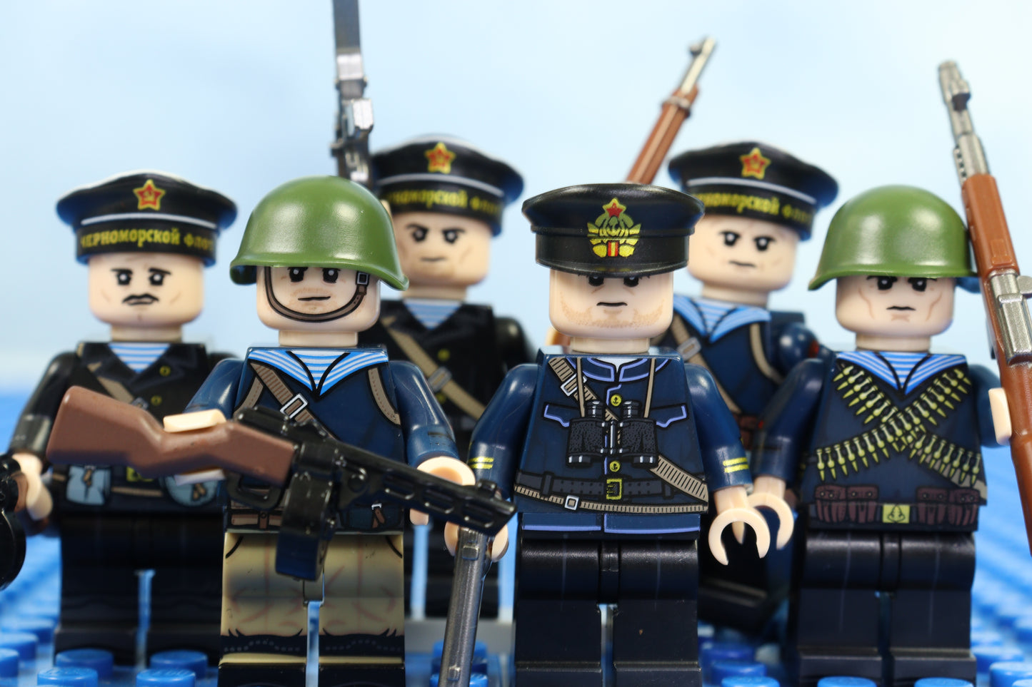 6 x WW2 Soviet Naval infantry