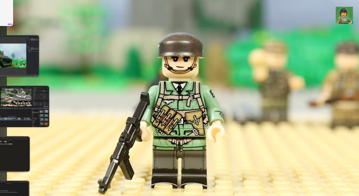 WW2 Fallschirmjäger, German army toy soldiers