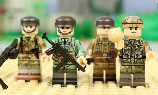 WW2 Fallschirmjäger, German army toy soldiers