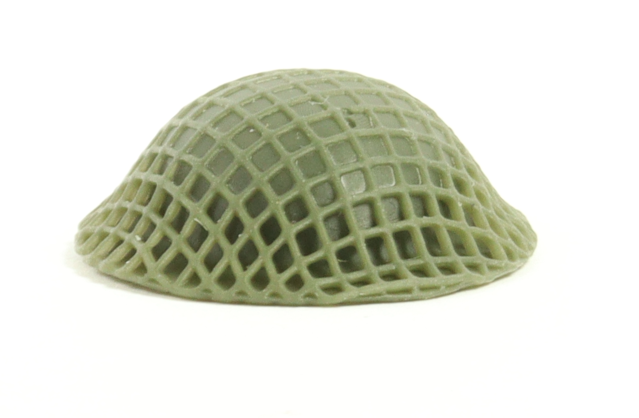 British Brodie Helmet With Camo Net