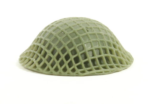 British Brodie Helmet With Camo Net