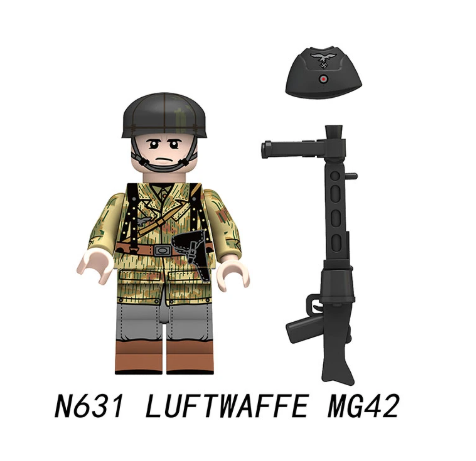 WW2 Fallschirmjäger, German army toy soldiers