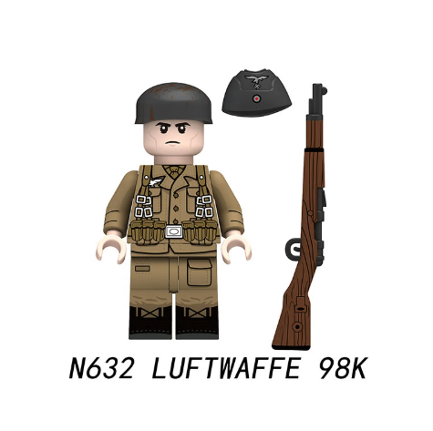 WW2 Fallschirmjäger, German army toy soldiers