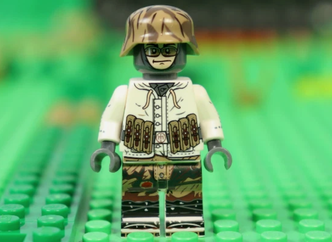 WW2, Battle of the Bulge, Winter German set of 4 soldiers