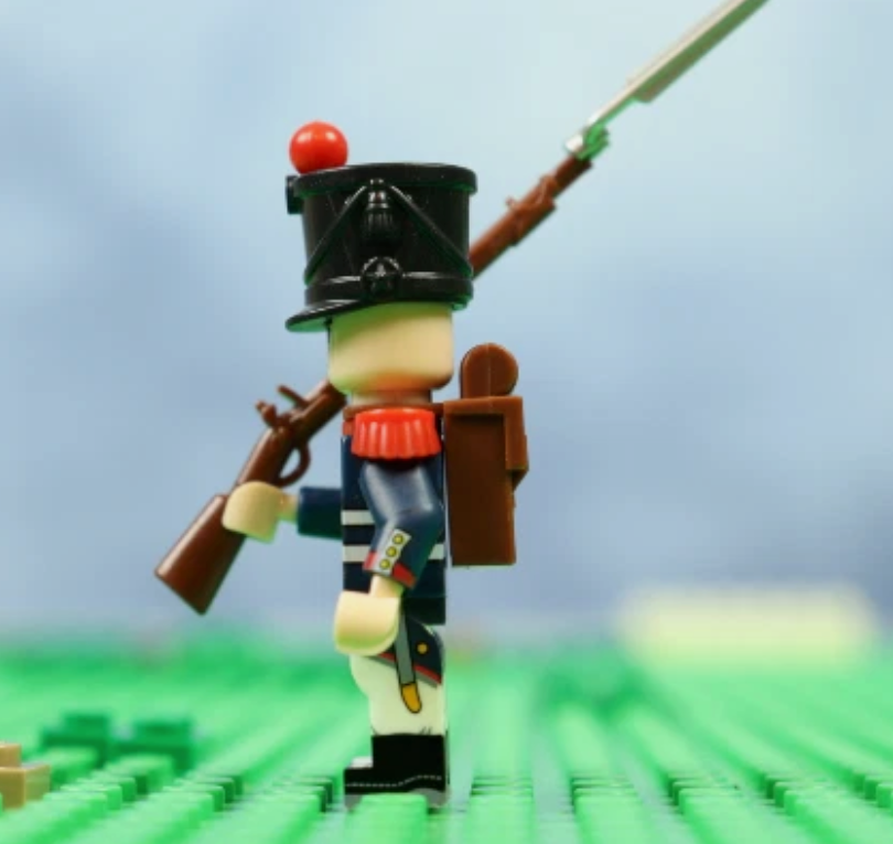 5 x Napoleonic French fusilier soldiers