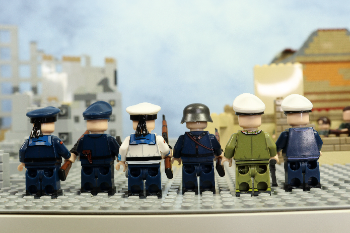 WW2 x6  German Kriegsmarine (Set of 6 toy soldiers)