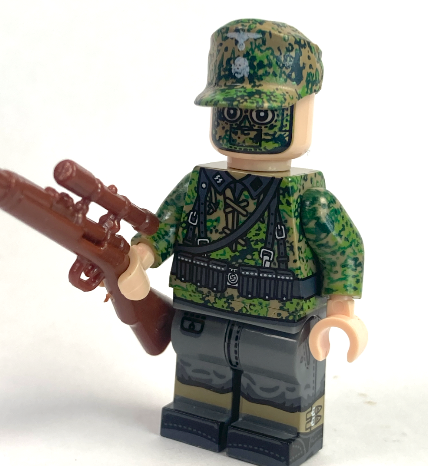 Set of 6 German WW2 soldiers - Pea Dot 44