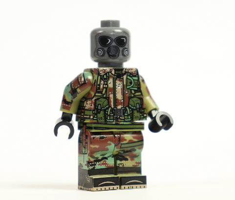 US army, Iraq war conflict camo v3. (gas mask)