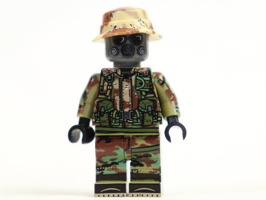 US army, Iraq war conflict camo v3. (gas mask)