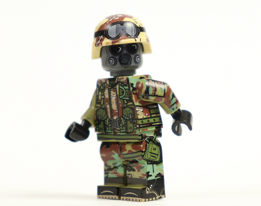 US army, Iraq war conflict camo v3. (gas mask)