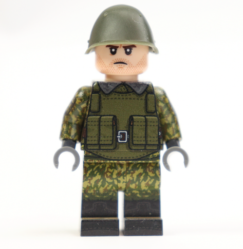 Russian soldier for Chechen war