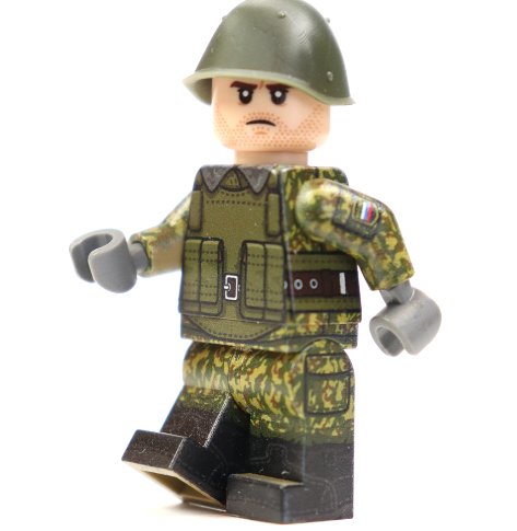 Russian soldier for Chechen war