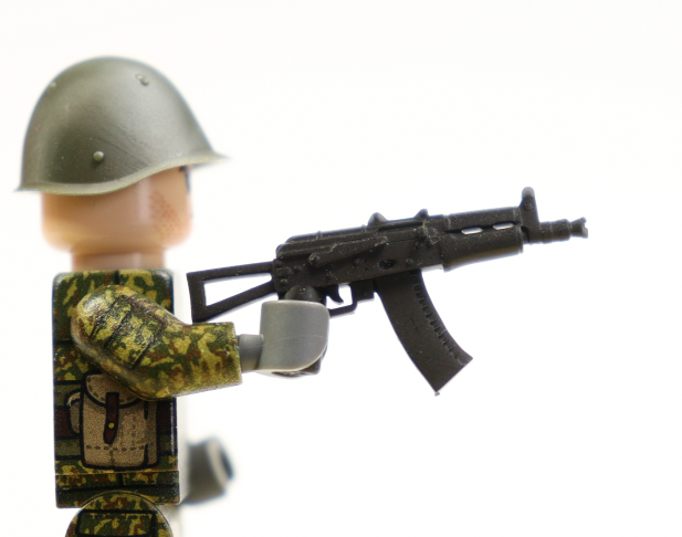 The AKS-74U - toy weapon compatible with LEGO minifigures