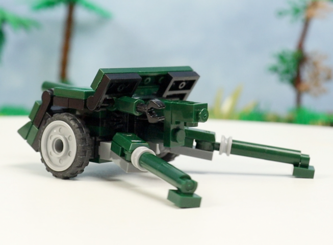WW2 Anti-tank 37 mm gun Bofors.