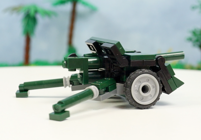 WW2 Anti-tank 37 mm gun Bofors.