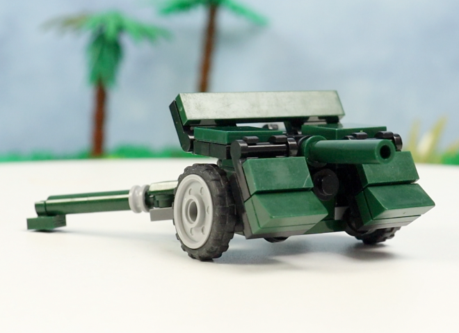 WW2 Anti-tank 37 mm gun Bofors.
