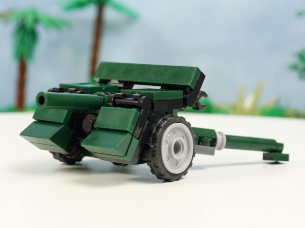 WW2 Anti-tank 37 mm gun Bofors.