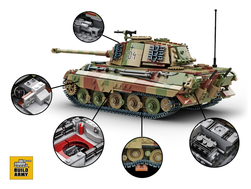 King Tiger (Tiger ll) In Camo