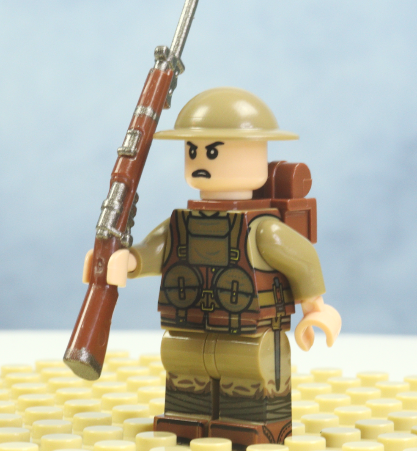 WW1, British machine gunner assistant