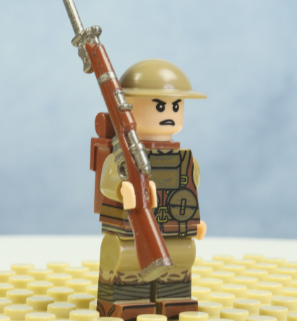 WW1, British machine gunner assistant