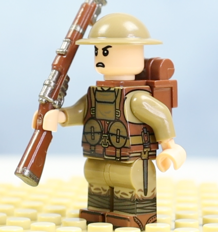 WW1, British machine gunner assistant