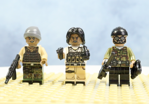 Modern war "terrorists" toy soldiers