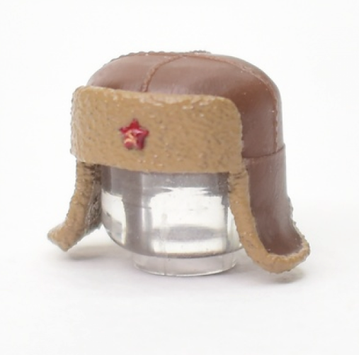 WW2 Ushanka with "dropped ears", multicolor.