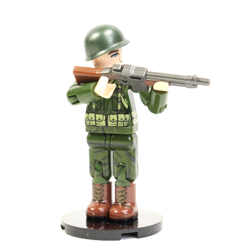Brick Action Figure: WW2 U.S Infantry Rifleman Midfigure