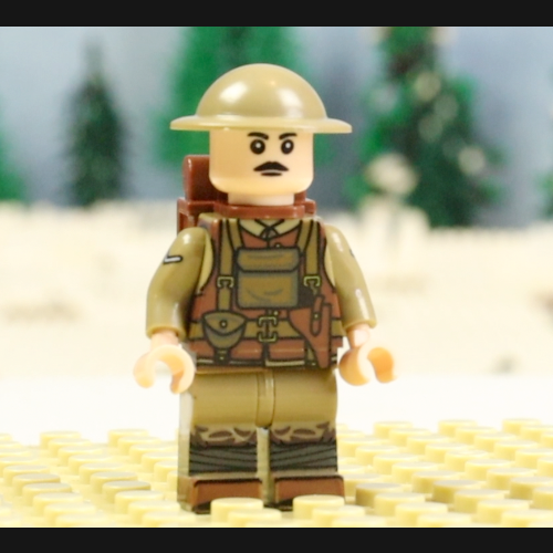 WW1 British Lewis machine gunner