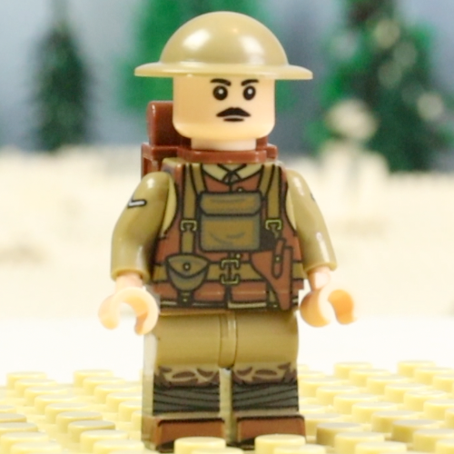 WW1 British Lewis machine gunner