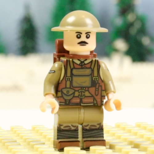 WW1 British Lewis machine gunner