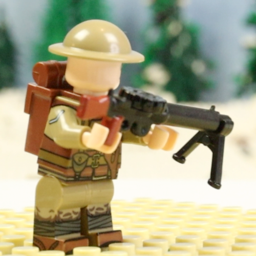 WW1 British Lewis machine gunner