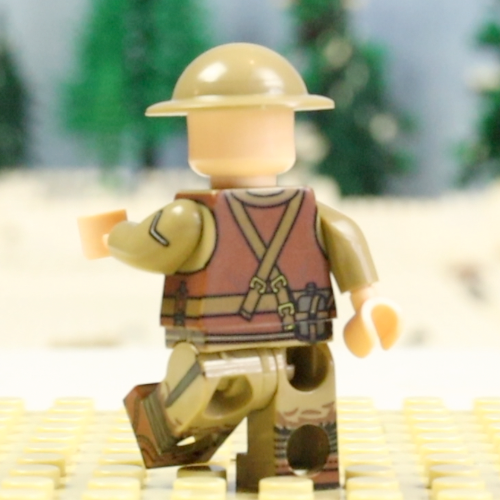 WW1 British Lewis machine gunner